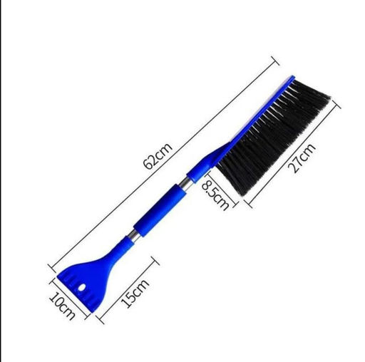 Щетка и скребок 2-в-1, автомобильная съемная лопата для снега двойного назначения, инструмент для очистки и соскабливания лобового стекла