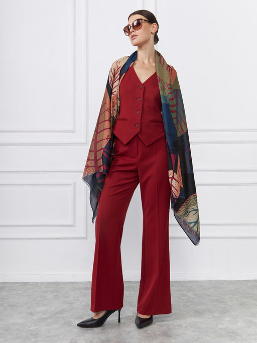 Палантин с рисунком