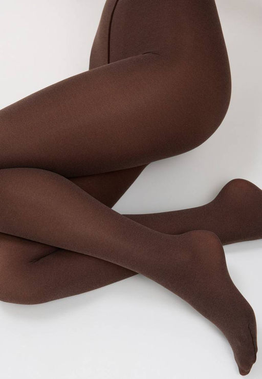 Колготки теплые CONTE Плотные меланжевые колготки TRENDY MELANGE chocolate - Conte elegant фото 8