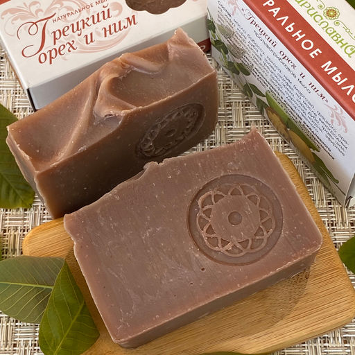 Грецкий орех и ним, противогрибковое мыло - Мариславна фото 3