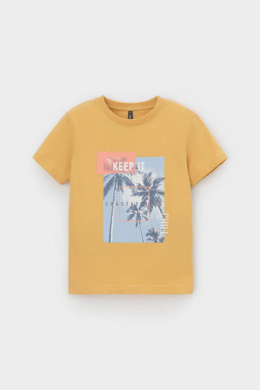 КР 302751-1/золотистая пшеница к566 фуфайка (футболка) для мал - Crockid фото 2