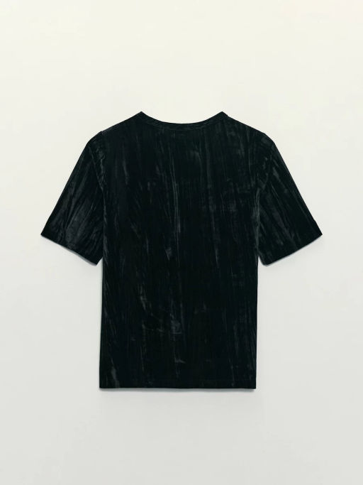 Футболка с коротким рукавом из бархата / Zarina