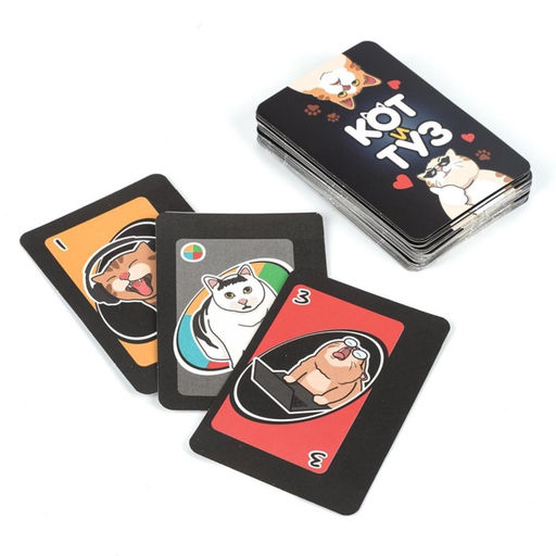 Настольная игра «Кот и Туз», 50 карточек, 7+
