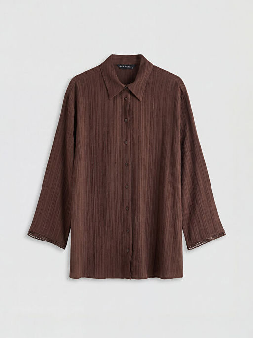 Keten Kar???ml? Kad?n G?mlek Tunik