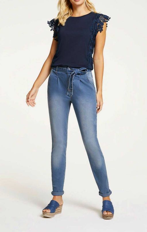 Блузка, синяя - Linea tesini фото 5