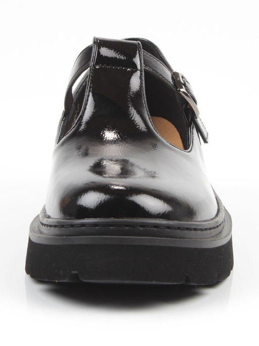 06-DLG02-2 BLACK Туфли женские (натуральная кожа)