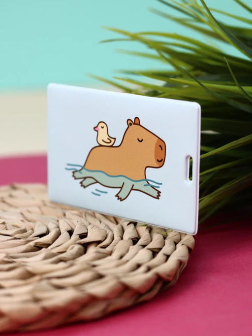Держатель для карт Capybara and duck (6,5 х 10,4 см)