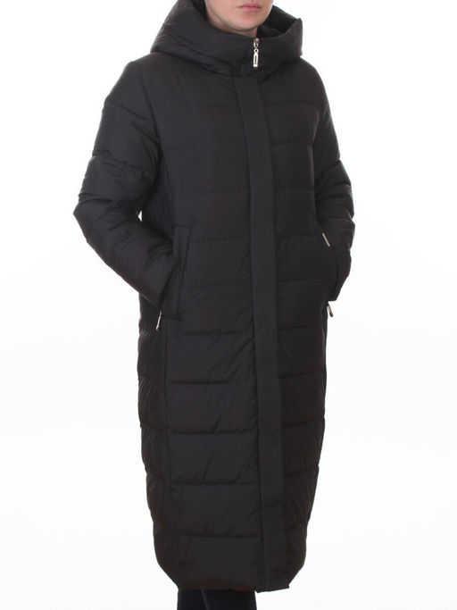 2037 DK. GRAY Пальто зимнее женское (200 гр. холлофайбер)