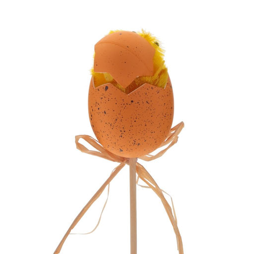 Изделие декоративное (вставка) Цыпленок, L4 W4 H26 см, 2в. - Remeco фото 5