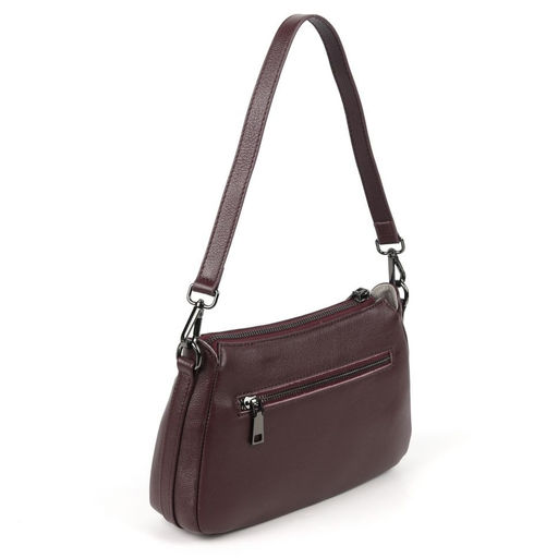 Женская кожаная сумка Sergio Valentini SV-3385 Бордо  фото 3