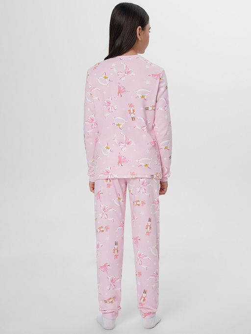 Комплект для девочек розовый