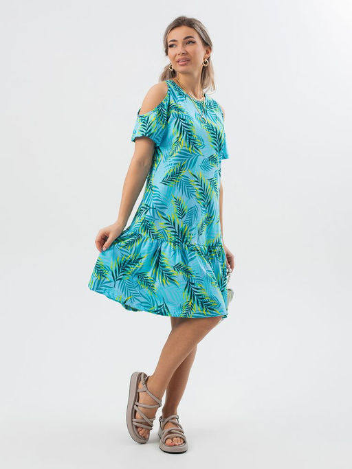 Платье женское, модель 175, трикотаж (44 размер, Флора) - Ивановотекстиль фото 3