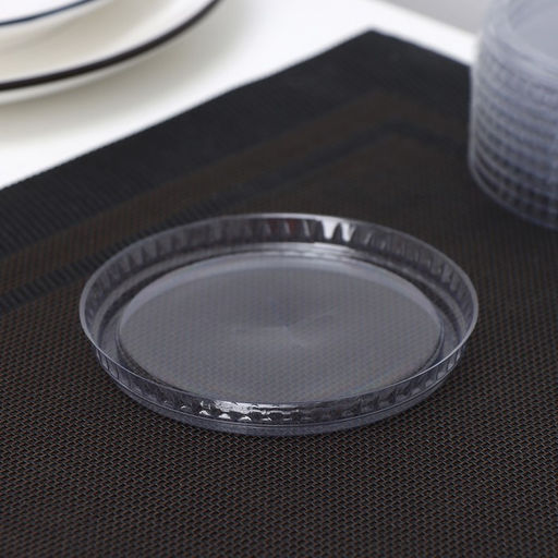 Цена за 50 шт. Крышка одноразовая для стакана с отверстием под трубочку, d=9,5 см, цвет прозрачный - Simaland фото 6