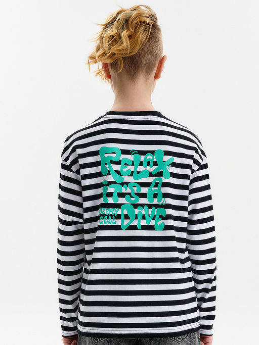 PELICAN, джемпер для мальчиков, Черный фото 2