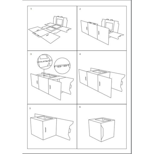 Коробка под торт 2 окна, с ручками, белая, 26 х 26 х 20 см - UPAK LAND фото 2
