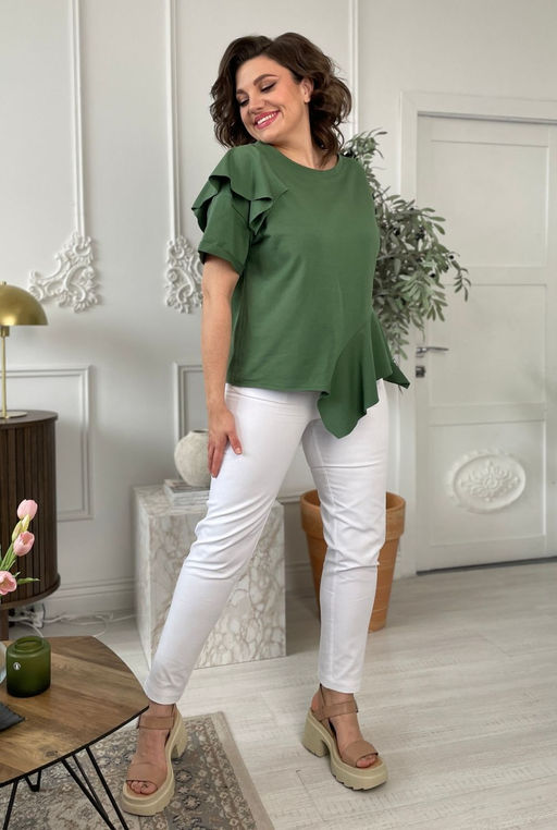 Блуза Rumoda 2122 зеленый  фото 6