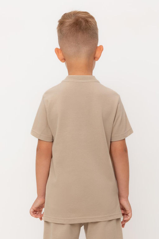 Crockid _ КР 302405-1/темно-бежевый к534 фуфайка (футболка) для мал  фото 5