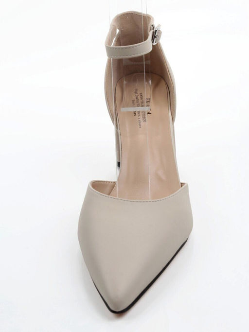 06-HDP1168-9 GRAY/BEIGE Туфли летние женские (натуральная кожа)