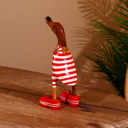 Сувенир «Утка в купальнике», 25 см, дерево