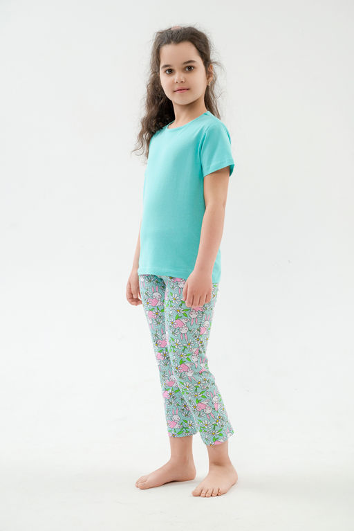 Пижама подростковая из кулирки Фантазия сердечко