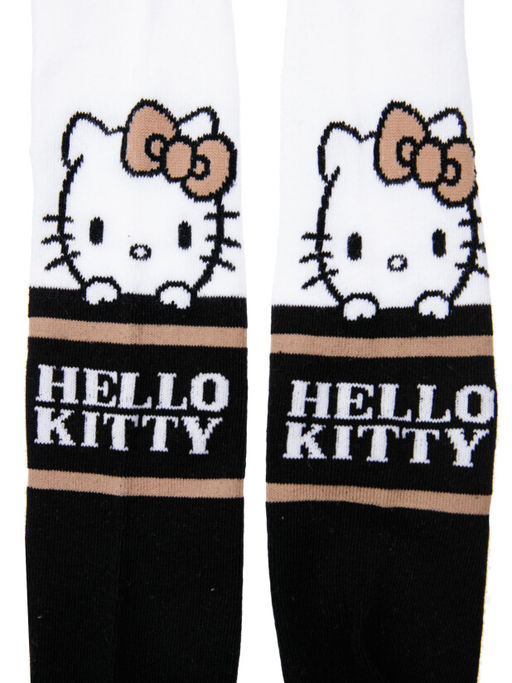Колготки PlayToday для девочки Hello Kitty из хлопка черные фото 6