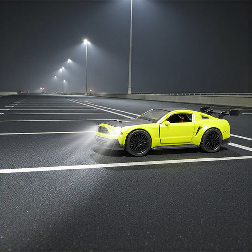 Машина "Спорт авто" 1:36 со спойлером, в коробке