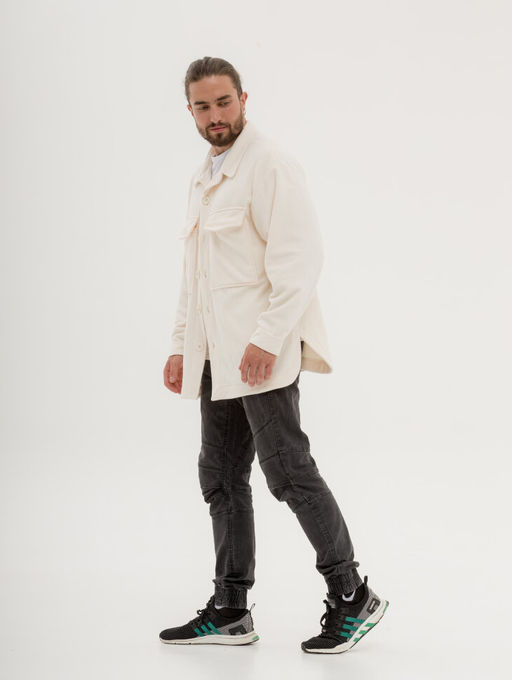 318 Рубашка из флиса, молочный