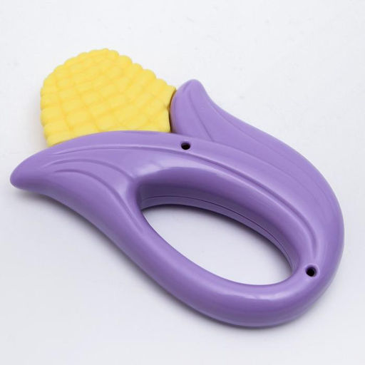 Погремушка с прорезывателем Овощной МИКС, Крошка Я: Кукуруза, цвет МИКС, Крошка Я  фото 2