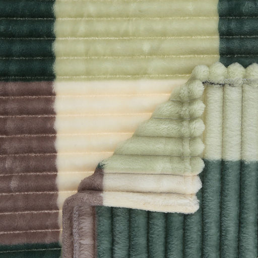 Подстилка-плед для животных 50х70см Эвкалипт, велсофт Orrizonte Print набивной, тиснение полоса, полиэстер 100%, плотность 270г/м2, упаковка пакет ПП 35х45см, т.м. Pet toys (Россия)  фото 3