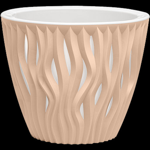 Кашпо Вдохновение (1,6л) Цв. Пудровый (Арт. КШ-5406) - Вмс фото 3