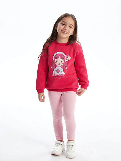 Beli Lastikli Basic K?z ?ocuk Tayt