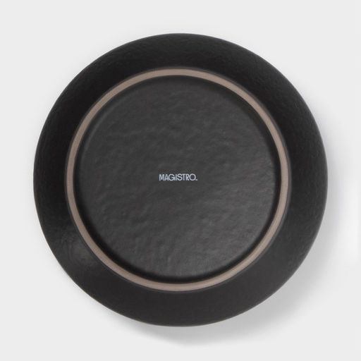 Цена за 6 шт. Салатник Magistro Black style, d=15 см, фарфор, чёрный фото 4