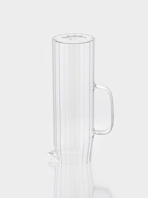 Кувшин "Эко.Дольки" 1500 мл, 9×14×28 см, с бамбуковой крышкой