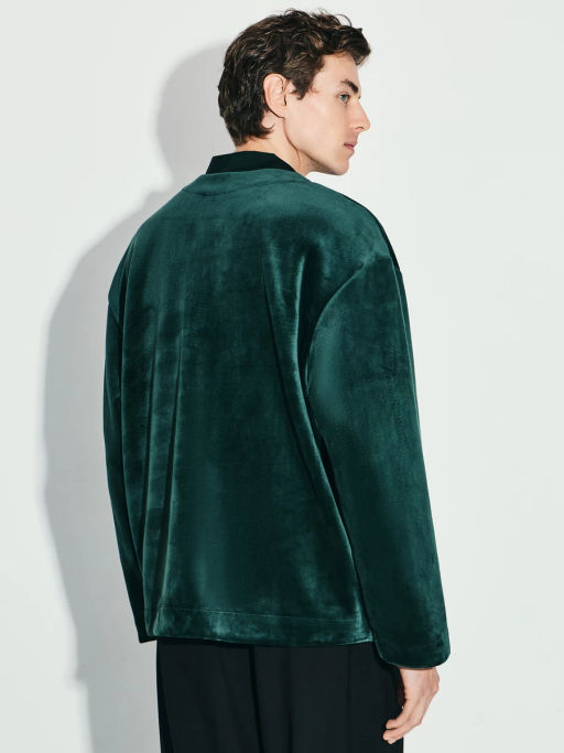 Бархатный кардиган relax fit / Zarina