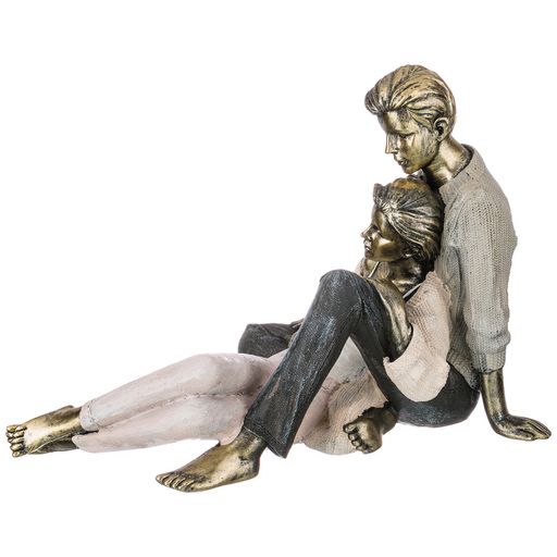 СТАТУЭТКА ВЛЮБЛЕННЫЕ 29*17*20 СМ. СЕРИЯ ФЬЮЖН - Lefard фото 4