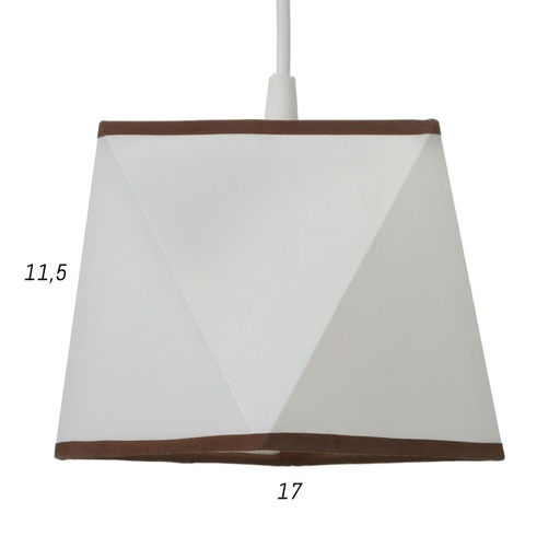 Светильник подвесной BayerLux 2447/1 E27 40 Вт, белый, 12×12×12-112 см