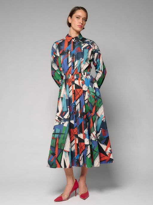 Платье женское 12411-35108 multicolor - Eleganzza фото 2