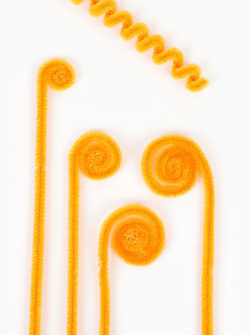 Синельная проволока, набор 100 шт., оранжевая, 30 см