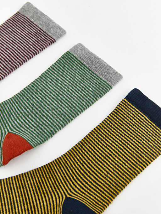 Desenli Erkek ?ocuk Soket ?orap 5li