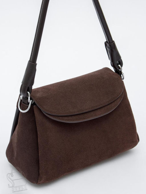 Сумка женская кожаная 2617Y coffee Polina&Eiterou