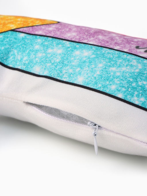 Подушка декоративная детская «Этель» Glow, 30×19 см, велюр