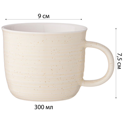 КРУЖКА LEFARD BREAKTIME 300МЛ, СЛИВОЧНАЯ  фото 3