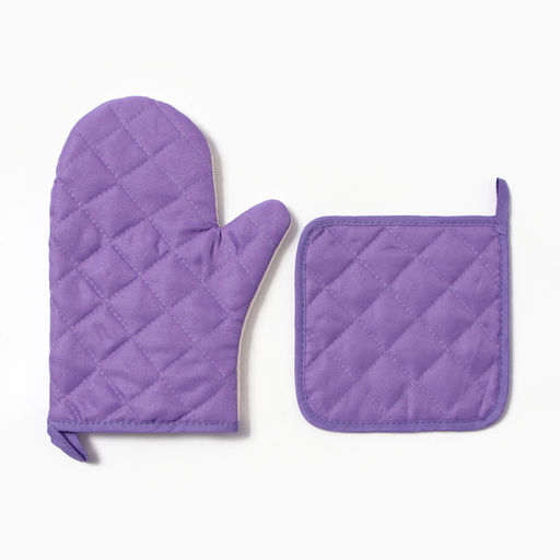 Набор кухонный Василек варежка-прихватка 20?27 см, прихватка 17?17 см 100% п/э