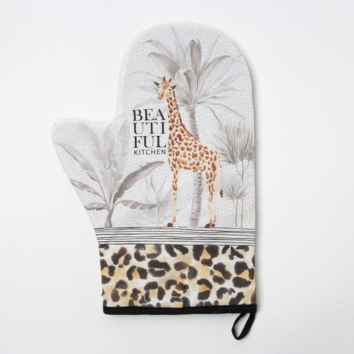 Варежка-прихватка Этель Beautiful kitchen 20х28 см, 100% хлопок, саржа, ватин 250 г/м2  фото 3