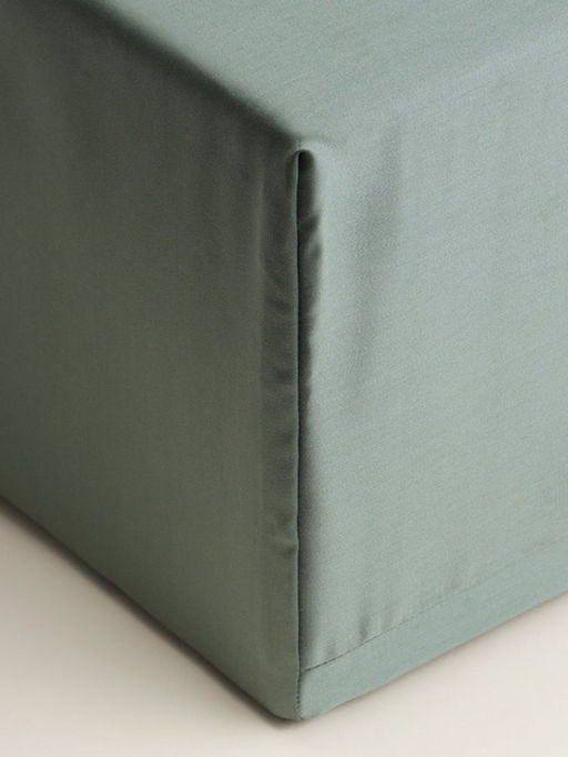 Простыня на резинке SL Home Tencel 160*200+30 см , цв. оливковый