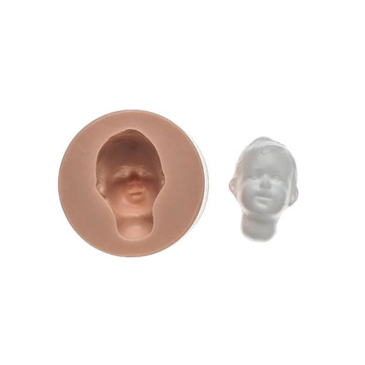 Молд силикон №860 "Мальчик" 2,6 х 2,6 см МИКС