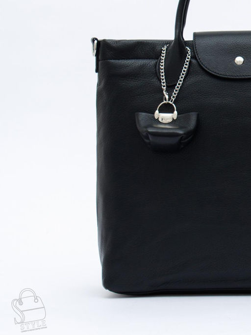 Сумка женская кожаная 1006LP black Polina&Eiterou в Новосибирске