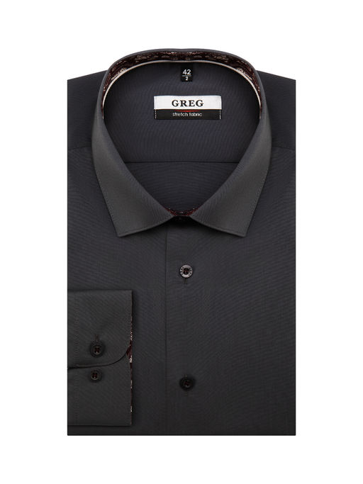 Сорочка мужская длинный рукав GREG 330/237/0873/Z/1p STRETCH фото 9