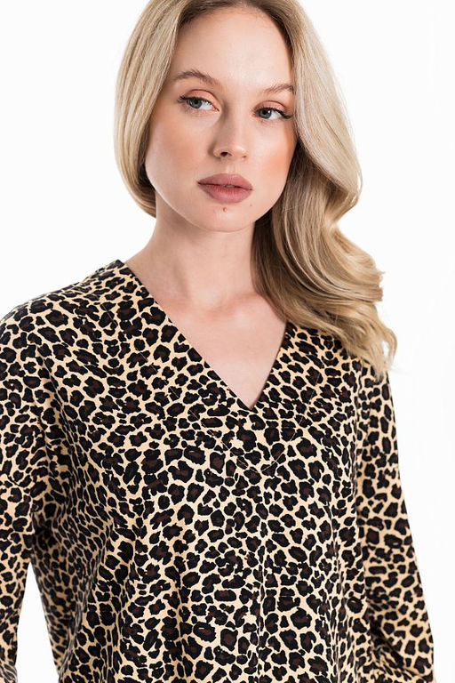 Туника М324255б бежевый - Елена фото 7