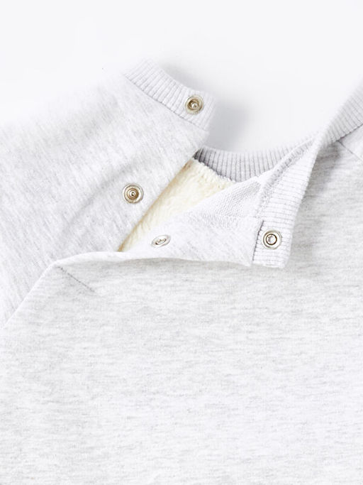 Nak??l? Erkek Bebek Sweatshirt ve E?ofman Alt 2li Tak?m - Waikiki фото 3